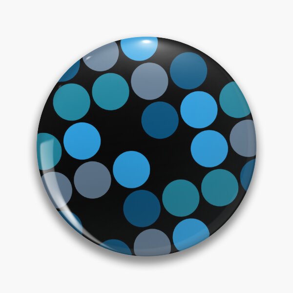 Item preview, Cool Blues Dots Repeating Seamless Circle Pattern Design designed and sold by Alchemy-A-La-G.