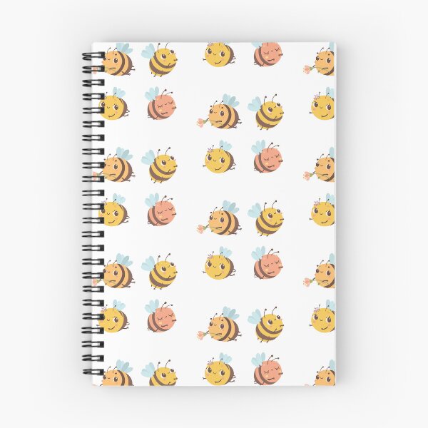 Item preview,  "Buzzing with Joy: Cute Bees Vector Set" designed and sold by hjian8219.