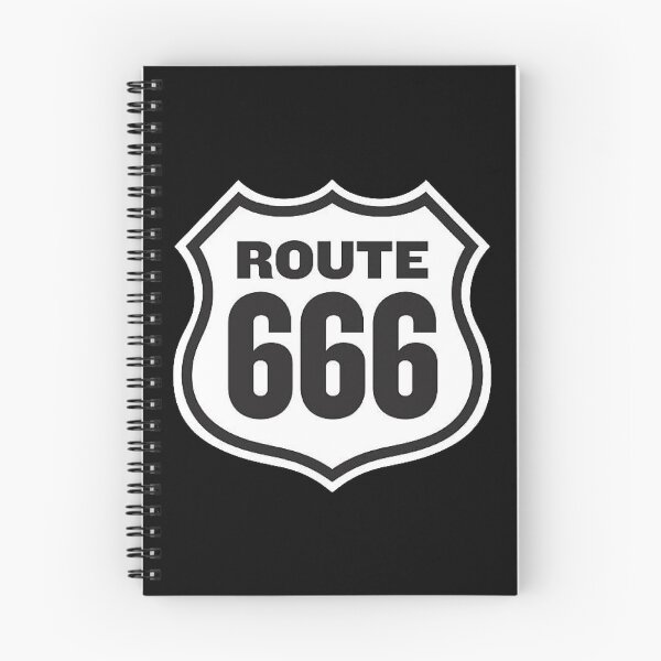 Item preview, traffic sign, route 666, number six six six designed and sold by Numbers-Art.