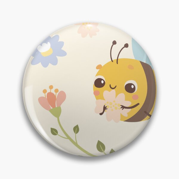 Item preview, "Blooming Bees: Seamless Flowers and Bees Pattern" designed and sold by hjian8219.