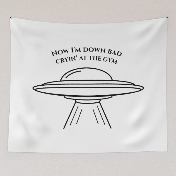 Item preview, down bad- the tortured poets department "crying at the gym" designed and sold by hatgan.