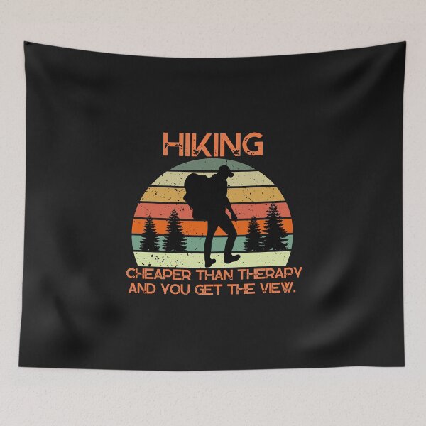 Item preview, Hiking Cheaper Than Therapy TShirt designed and sold by TheHipGypsea.