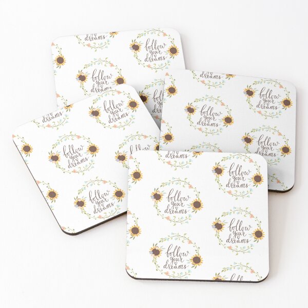 Item preview, Follow Your Dream: Inspirational Lettering Card" designed and sold by hjian8219.