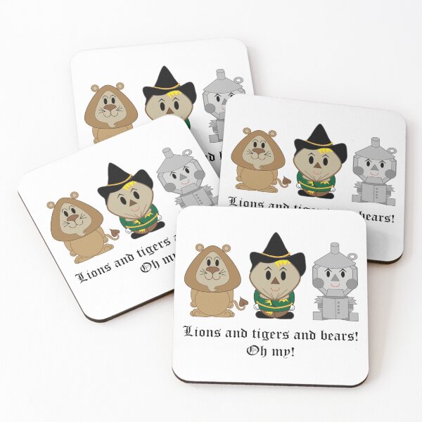 Item preview, Wizard of Oz - Lions and Tigers and Bears! Oh my! designed and sold by Clockwork-Owl.