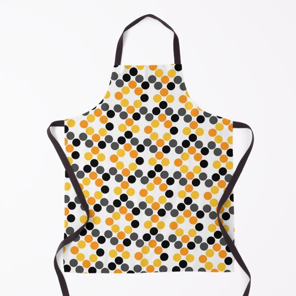 Item preview, Warm Colored Halloween Dots Repeating Autumn Circle Pattern designed and sold by Alchemy-A-La-G.