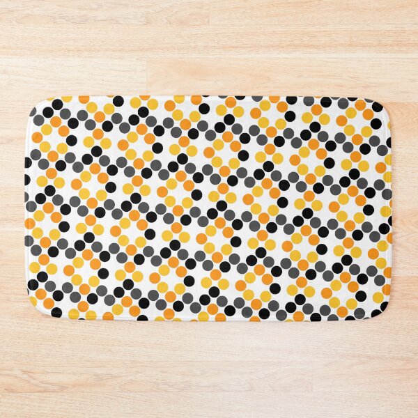 Item preview, Warm Colored Halloween Dots Repeating Autumn Circle Pattern designed and sold by Alchemy-A-La-G.