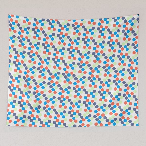 Item preview, Cool Color Dots Repeating Seamless Circle Pattern Design designed and sold by Alchemy-A-La-G.