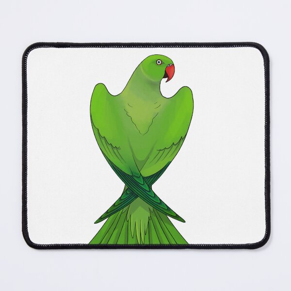 Item preview, Green Female Indian Ringneck designed and sold by BourkiiBoutique.