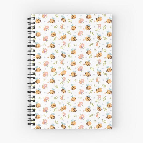 Item preview, "Blooms & Buzz: Floral and Bee Seamless Pattern" designed and sold by hjian8219.
