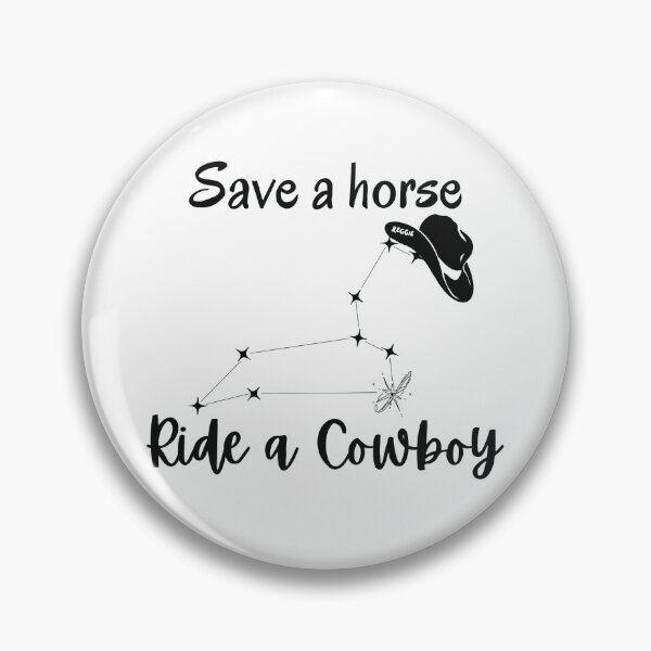Item preview, Save a horse, ride a cowboy - Regulus Black designed and sold by littleblueart.