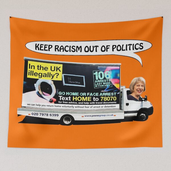 Item preview, Keep Racism Out Of Politics designed and sold by TrainWreckTees.