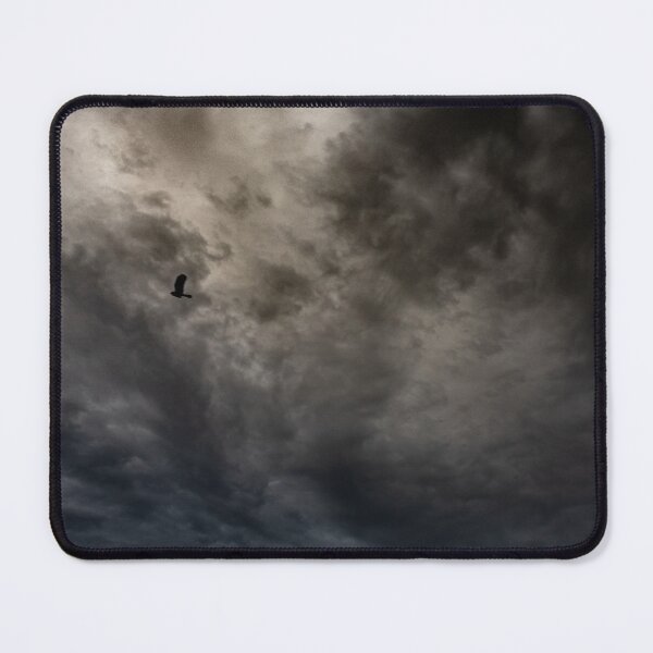 Item preview, bird in stormy sky at sunset designed and sold by ricobarinas.