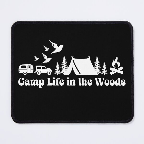 Item preview, Camp Life In the Woods Retro Vintage, Campers Dark Design designed and sold by Raise2Shine.