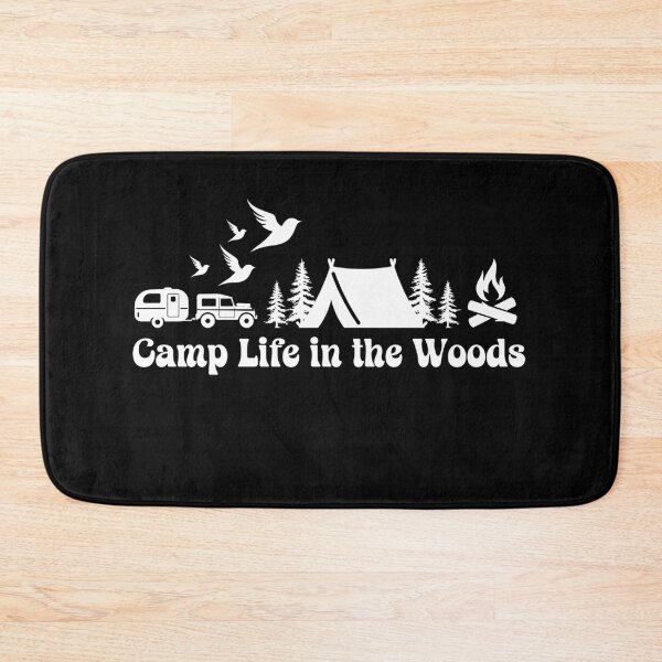 Item preview, Camp Life In the Woods Retro Vintage, Campers Dark Design designed and sold by Raise2Shine.