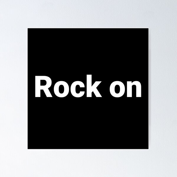 Item preview, Rock on designed and sold by Text-based T-Shirts and Gifts.