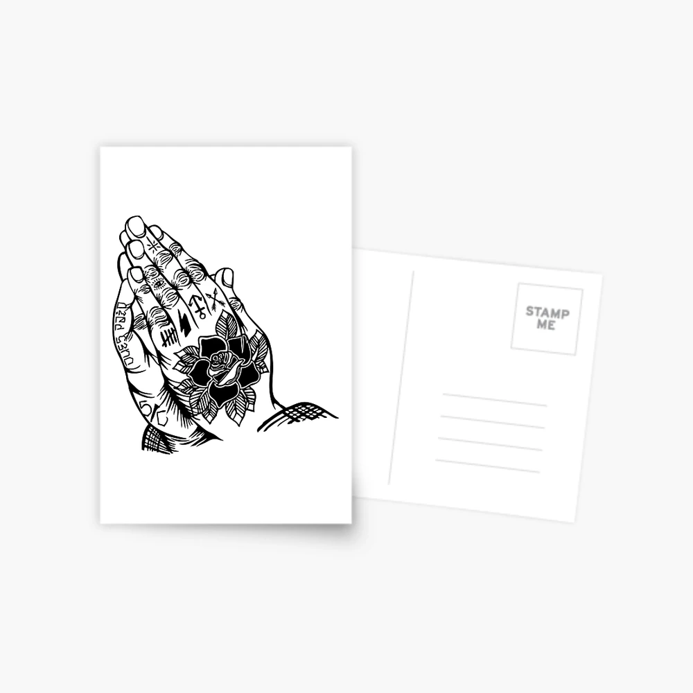 TATTOO FLASH POSTER【 Praying Hands 】 TATTOO FLASH POSTER【 Praying Hands 】 | tattoost