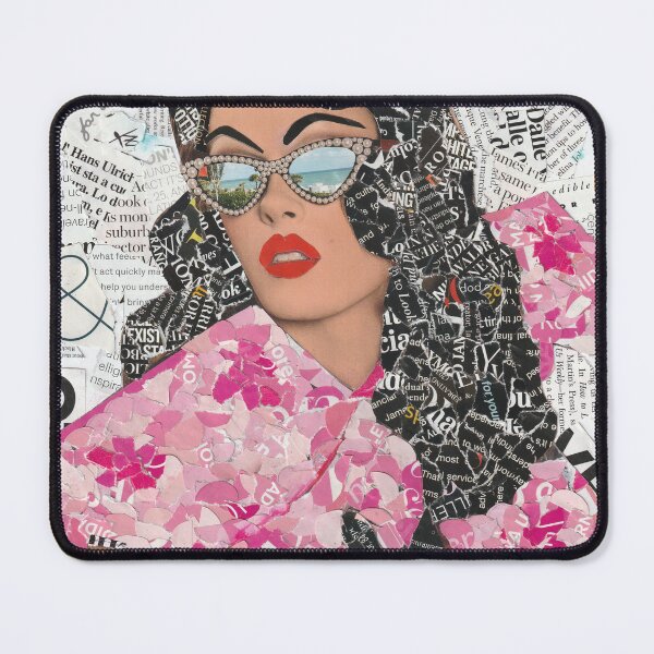 Item preview, Pop Culture Vintage collage Artwork ¨Beauty attracts the attention, but personality captures the heart¨. designed and sold by Artsymirveras.