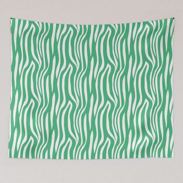 Artikelvorschau, Zebra Grün Druck Muster Natur Wald entworfen und verkauft von VioletsnPansies.