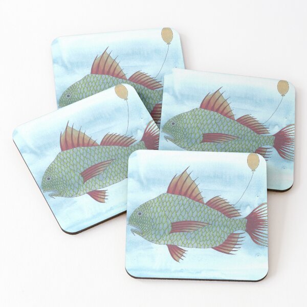 Item preview, Fish with Balloon  designed and sold by KakiDimock.