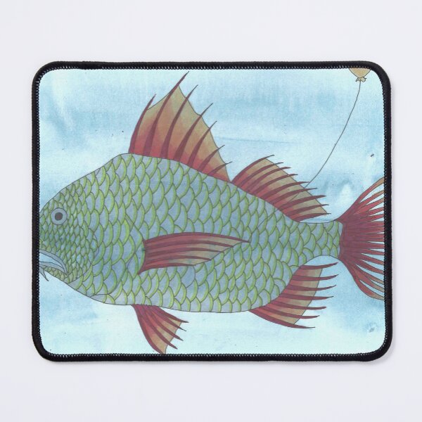 Item preview, Fish with Balloon  designed and sold by KakiDimock.