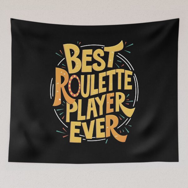 Aperçu de l'œuvre Casino Gaming Meilleur joueur de roulette de tous les temps créée et vendue par SloganExpress.