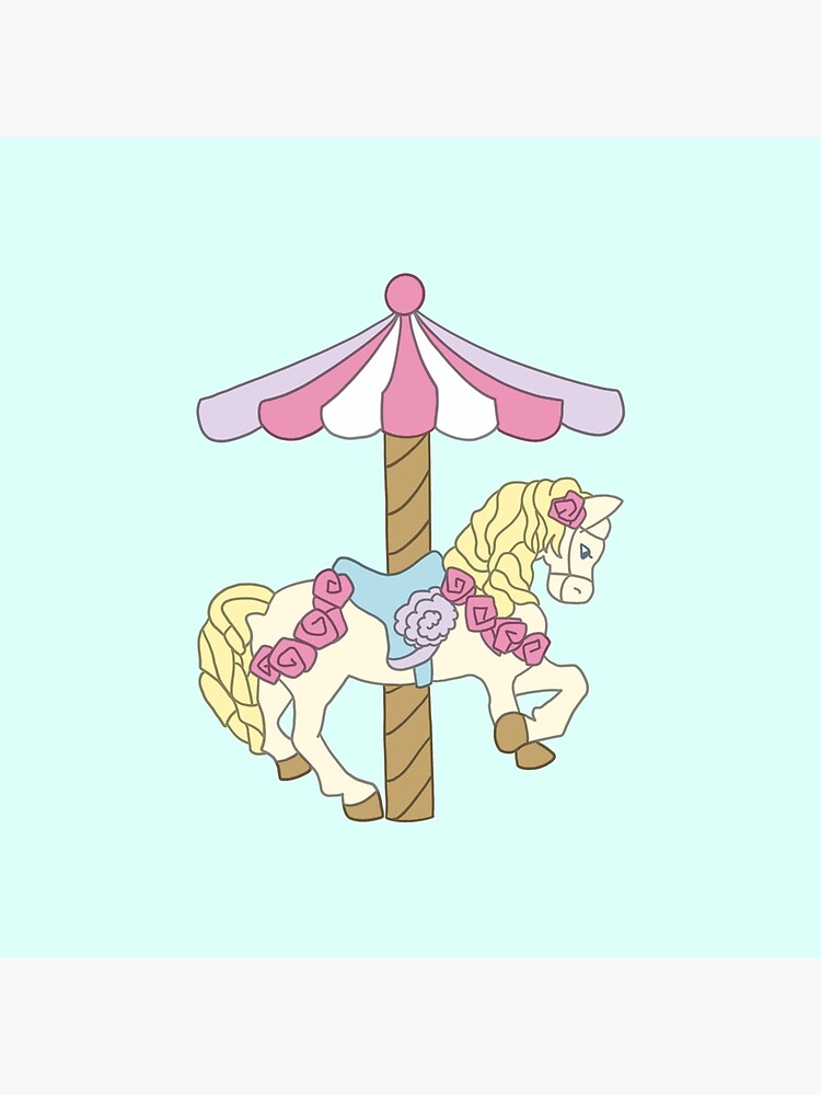 "Carousel Horse Melanie Martinez Crybaby Pin" Art Board Print for Sale ...