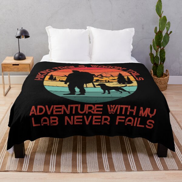 Item preview, Hiking Trails Waggin Tails With My Lab TShirt designed and sold by TheHipGypsea.