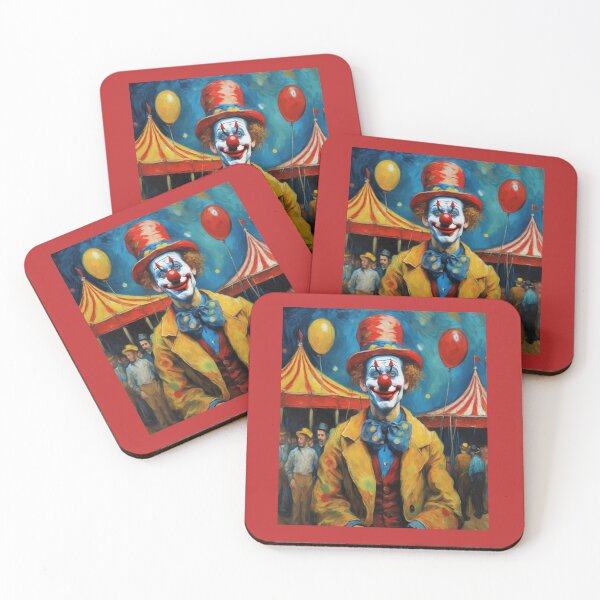 Item preview,  "Circus Delight: The Playful Clown" designed and sold by Artisticanvas.