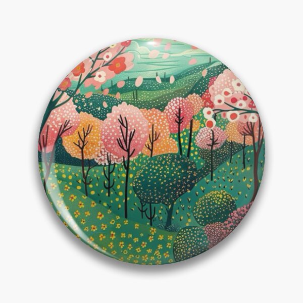Item preview, Flower tree forest scene designed and sold by PaperieJennifer.