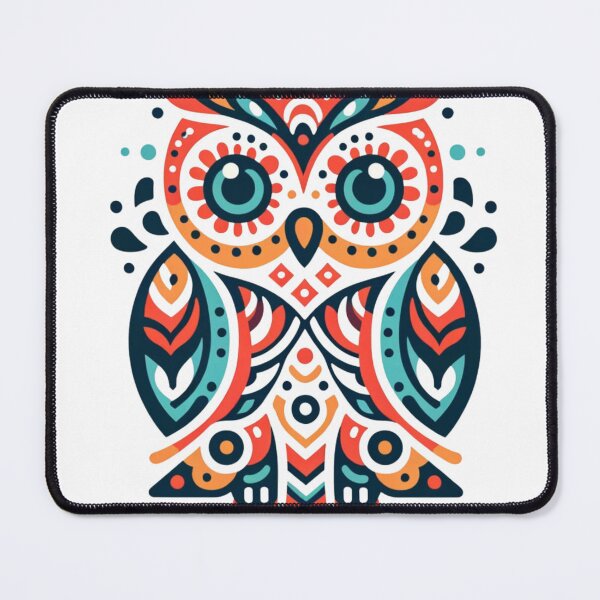 Item preview, Colorful Folk Art Owl - Boho Wisdom designed and sold by Studio70Nine.