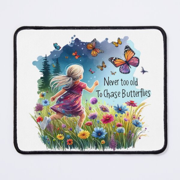 Item preview, Never Too Old for Butterfly Adventures designed and sold by SportsT-Shirts.