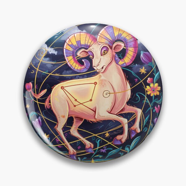 Item preview, Aries Astrology. Moon in Aries, Zodiac sign, Aries symbol designed and sold by ZodiacWonders.