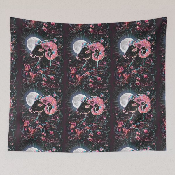 Item preview, Aries Astrology. Moon in Aries, Zodiac sign, Aries symbol designed and sold by ZodiacWonders.