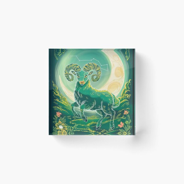 Item preview, Aries Astrology. Moon in Aries, Zodiac sign, Aries symbol designed and sold by ZodiacWonders.