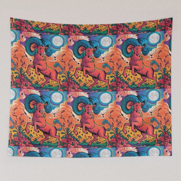 Item preview, Aries Astrology. Moon in Aries, Zodiac sign, Aries symbol designed and sold by ZodiacWonders.