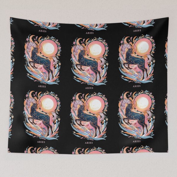 Item preview, Aries Astrology. Moon in Aries, Zodiac sign, Aries symbol designed and sold by ZodiacWonders.