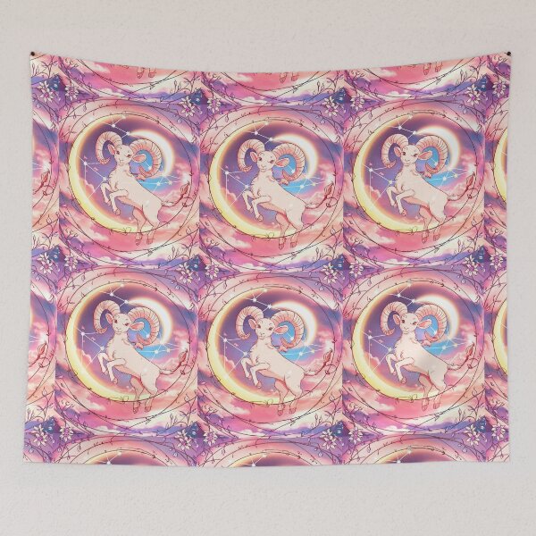 Item preview, Aries Astrology. Moon in Aries, Zodiac sign, Aries symbol designed and sold by ZodiacWonders.