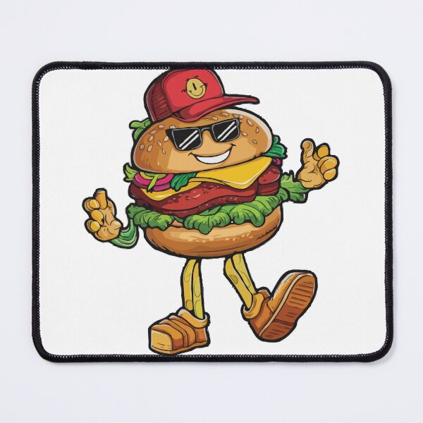Item preview, Funny Hamburger Cheeseburger Funny Fast Food French Fries designed and sold by David1Ivan.