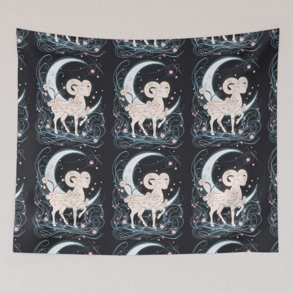 Item preview, Aries Astrology. Moon in Aries, Zodiac sign, Aries symbol designed and sold by ZodiacWonders.
