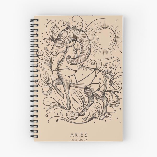 Item preview, Aries Astrology. Moon in Aries, Zodiac sign, Aries symbol designed and sold by ZodiacWonders.