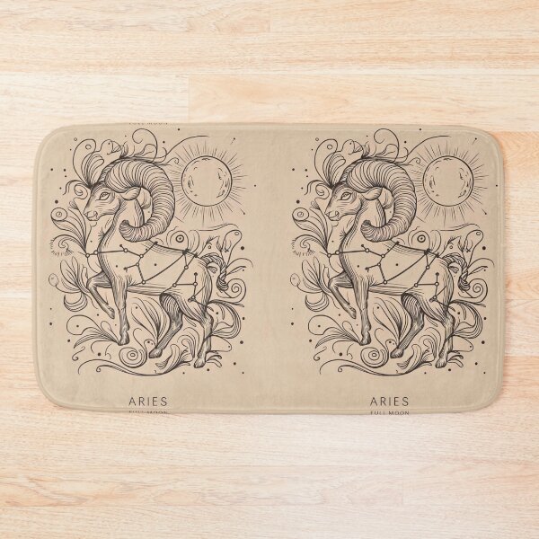 Item preview, Aries Astrology. Moon in Aries, Zodiac sign, Aries symbol designed and sold by ZodiacWonders.