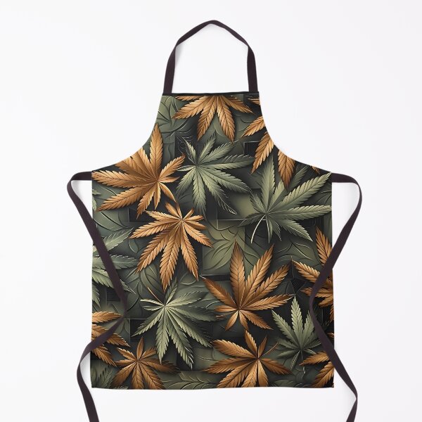 Item preview, Metallic Marijuana Weed Leaf Design designed and sold by CannaCreative.