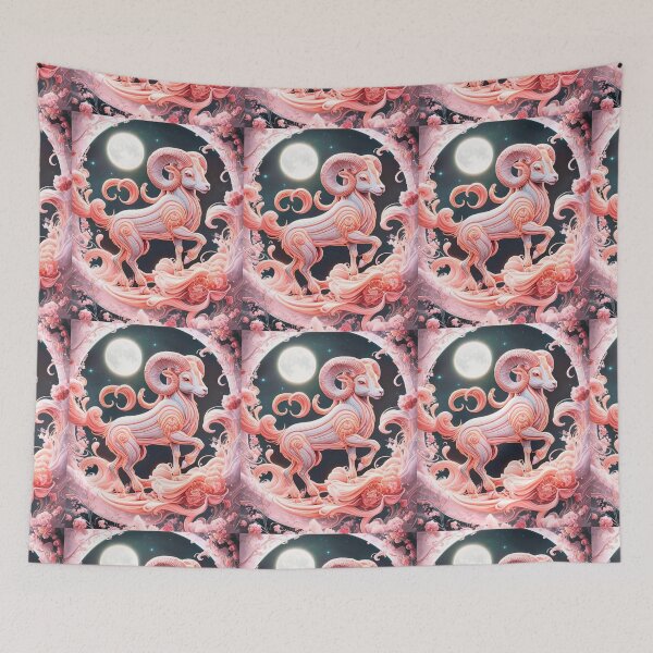 Item preview, Aries Astrology. Moon in Aries, Zodiac sign, Aries symbol designed and sold by ZodiacWonders.