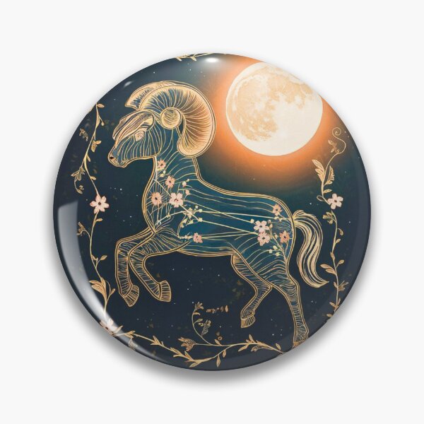 Item preview, Aries Astrology. Moon in Aries, Zodiac sign, Aries symbol designed and sold by ZodiacWonders.