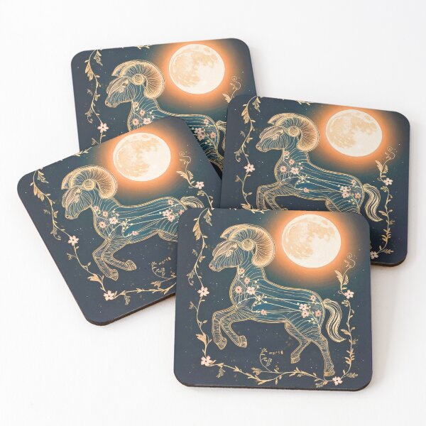 Item preview, Aries Astrology. Moon in Aries, Zodiac sign, Aries symbol designed and sold by ZodiacWonders.
