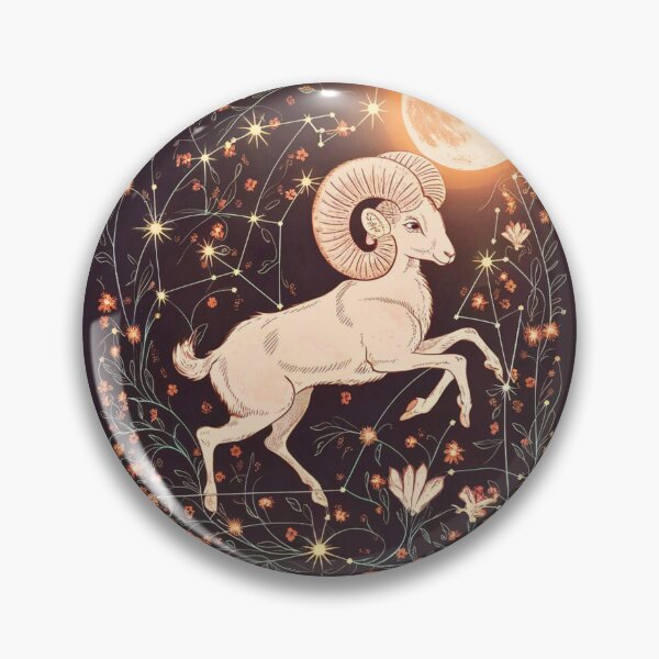Item preview, Aries Astrology. Moon in Aries, Zodiac sign, Aries symbol designed and sold by ZodiacWonders.