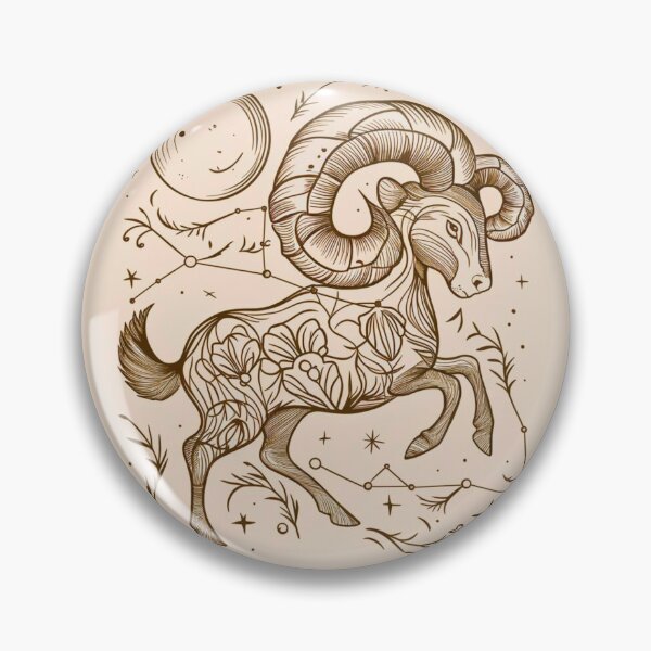 Item preview, Aries Astrology. Moon in Aries, Zodiac sign, Aries symbol designed and sold by ZodiacWonders.