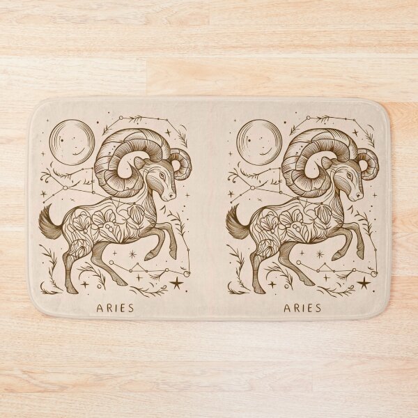 Item preview, Aries Astrology. Moon in Aries, Zodiac sign, Aries symbol designed and sold by ZodiacWonders.