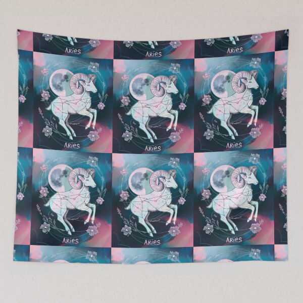 Item preview, Aries Astrology. Moon in Aries, Zodiac sign, Aries symbol designed and sold by ZodiacWonders.