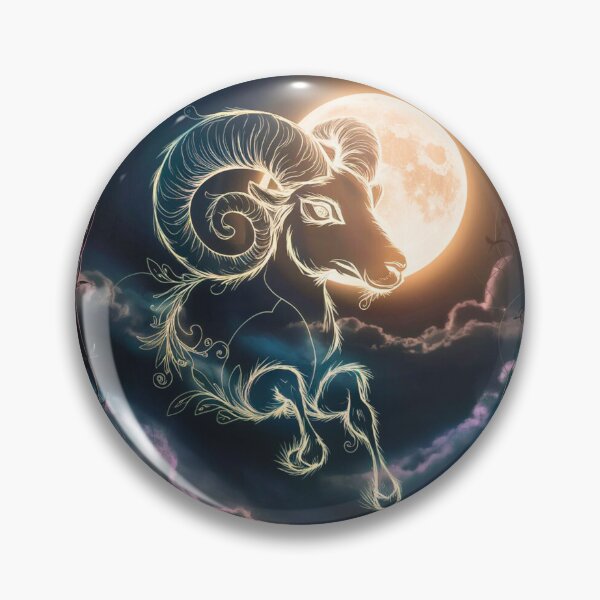 Item preview, Aries Astrology. Moon in Aries, Zodiac sign, Aries symbol designed and sold by ZodiacWonders.